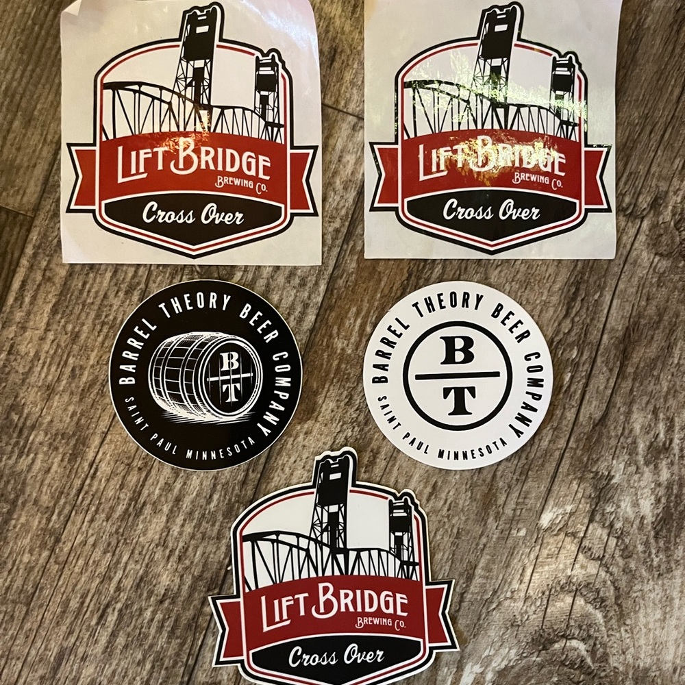 St Paul and Stillwater Brewery Sticker Lot